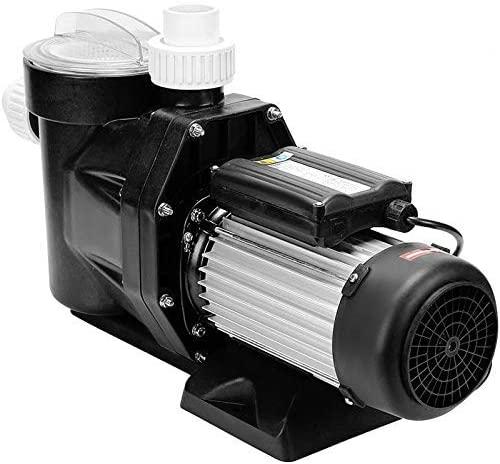 Happybuy Swimming Pool Filter Pump 2.5HP, Inground Swimming Pool Pump 1850W, Swimming Pool Pump 148GPM, Single Speed Filter for Spa Water Circulation Above Ground Apply Swimming Pool, Bathtub