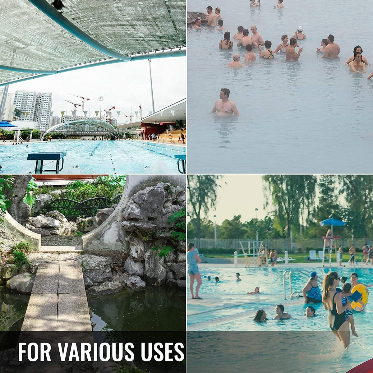 Happybuy Swimming Pool Filter Pump 2.5HP, Inground Swimming Pool Pump 1850W, Swimming Pool Pump 148GPM, Single Speed Filter for Spa Water Circulation Above Ground Apply Swimming Pool, Bathtub