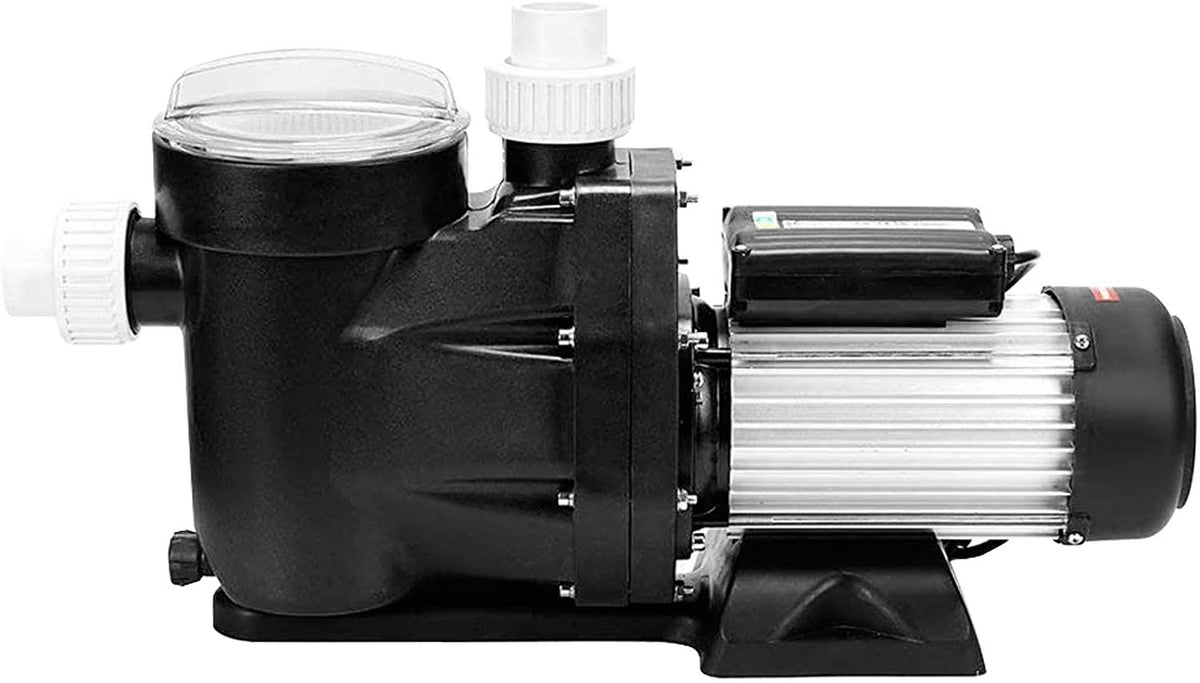 Happybuy Swimming Pool Filter Pump 2.5HP, Inground Swimming Pool Pump 1850W, Swimming Pool Pump 148GPM, Single Speed Filter for Spa Water Circulation Above Ground Apply Swimming Pool, Bathtub