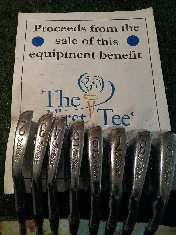 Titleist Tour Model Irons set (2-9 Irons) Stiff Steel shafts