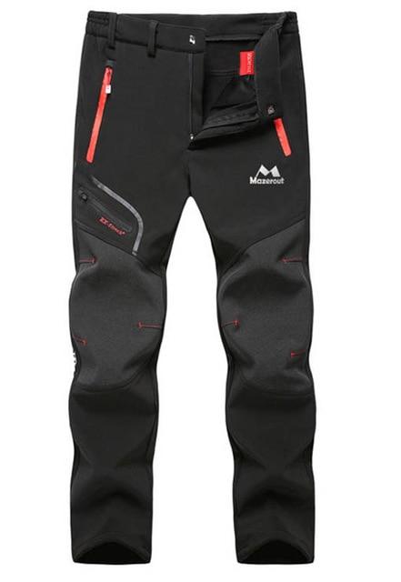 Men/Women Winter Fish Waterproof Camp Trekking Fleece Outdoor Hiking Pants