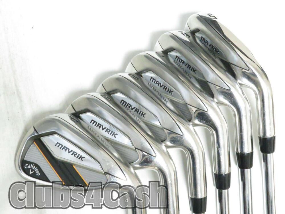 Callaway Mavrik Irons True Temper Elevate 95 Stiff Flex 5-P
