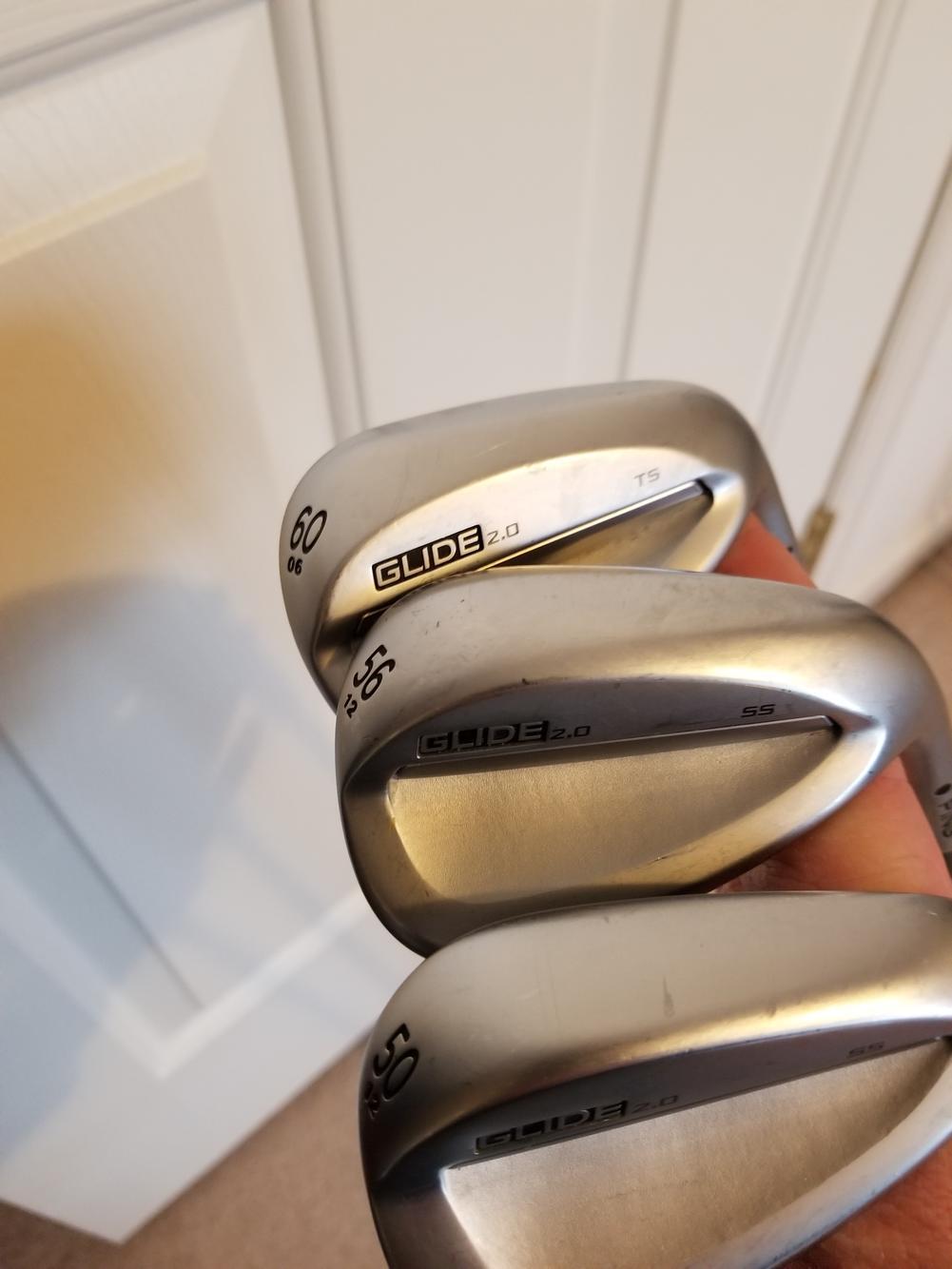 Used Ping Right Handed glide 2.0 WedgeSet Modus NS PRo Extra Stiff Flex Steel Shaft