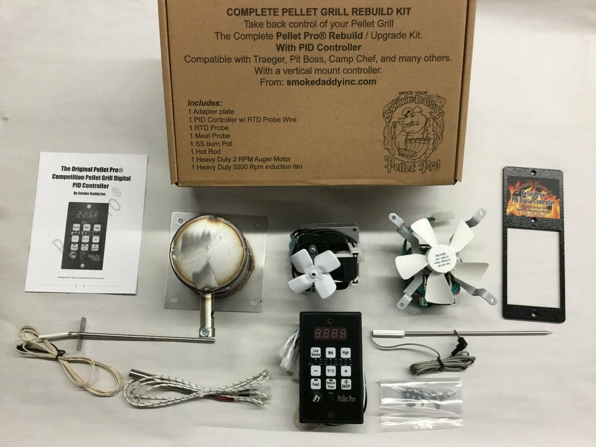 Pellet Pro® Pellet Grill Rebuild Kit w/ TRUE PID Controller