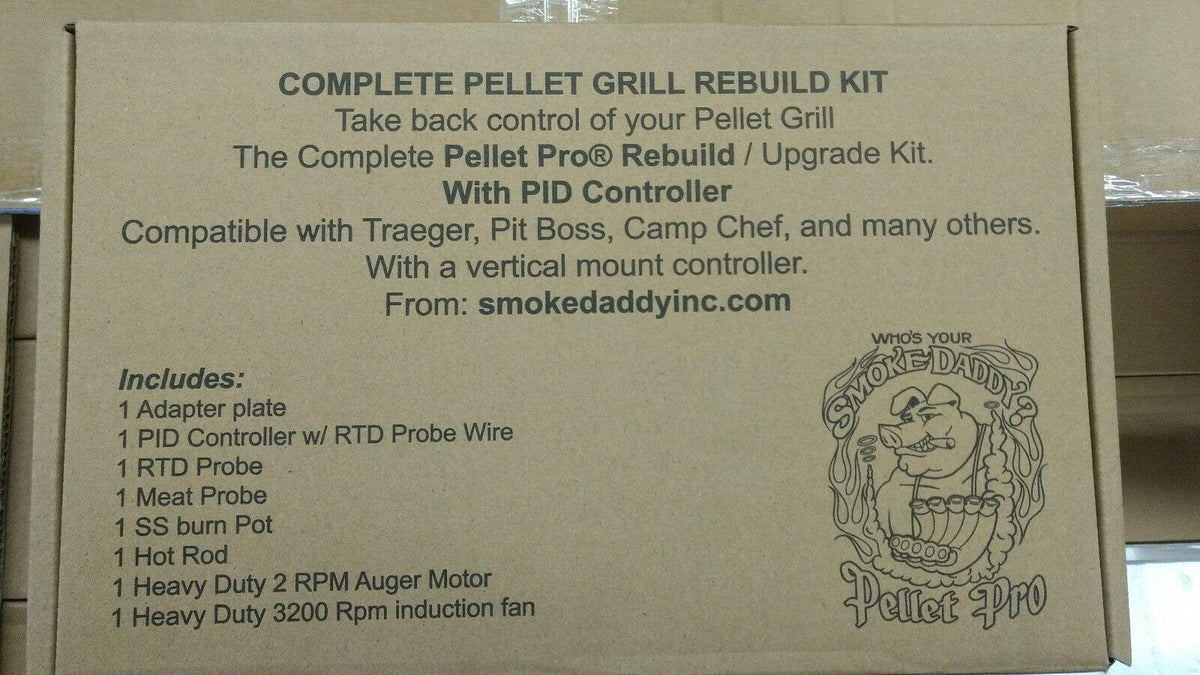 Pellet Pro® Pellet Grill Rebuild Kit w/ TRUE PID Controller