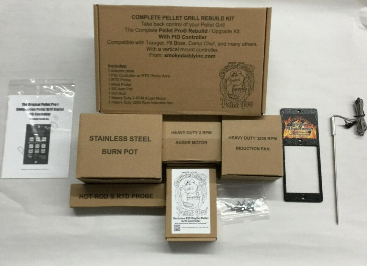 Pellet Pro® Pellet Grill Rebuild Kit w/ TRUE PID Controller
