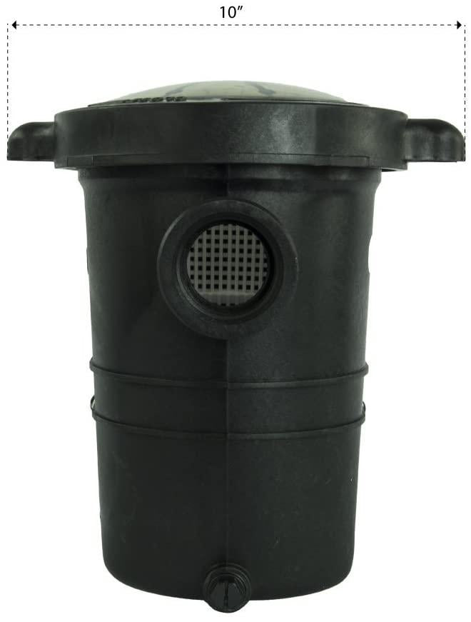 Rx Clear Mighty Niagara Pump| for In-Ground Swimming Pools | Single Speed |1 HP Pump | Electrical Hookup 115 Volt | 5.7/11.5 Amps | 1 ½" Plumbing Connections