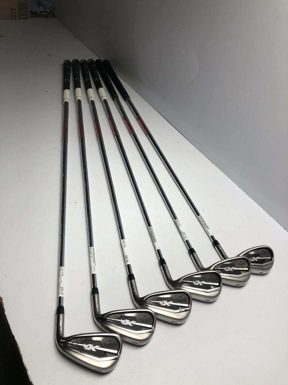 Used Callaway Xr 5i-pw Steel Stiff Golf Iron Or Hybrid Sets