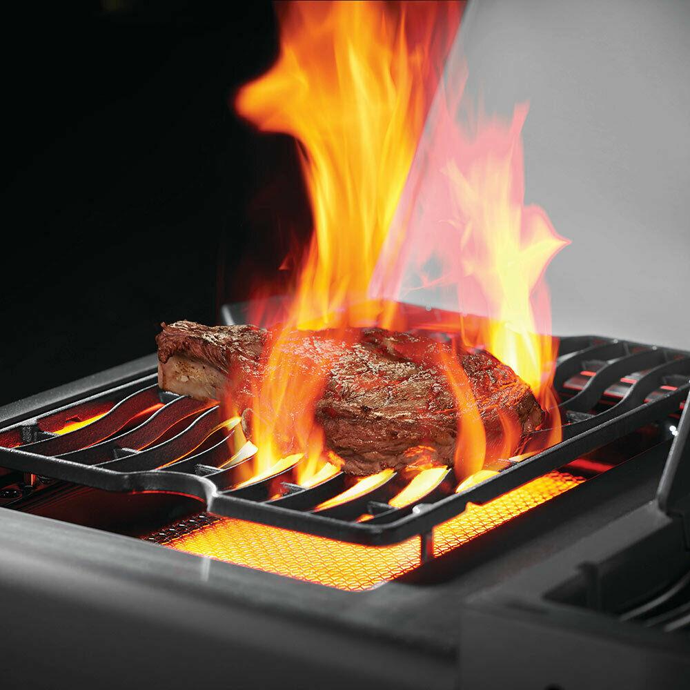 Napoleon Prestige 665 Natural Gas Grill On Cart with Infrared Rotisserie and Sid