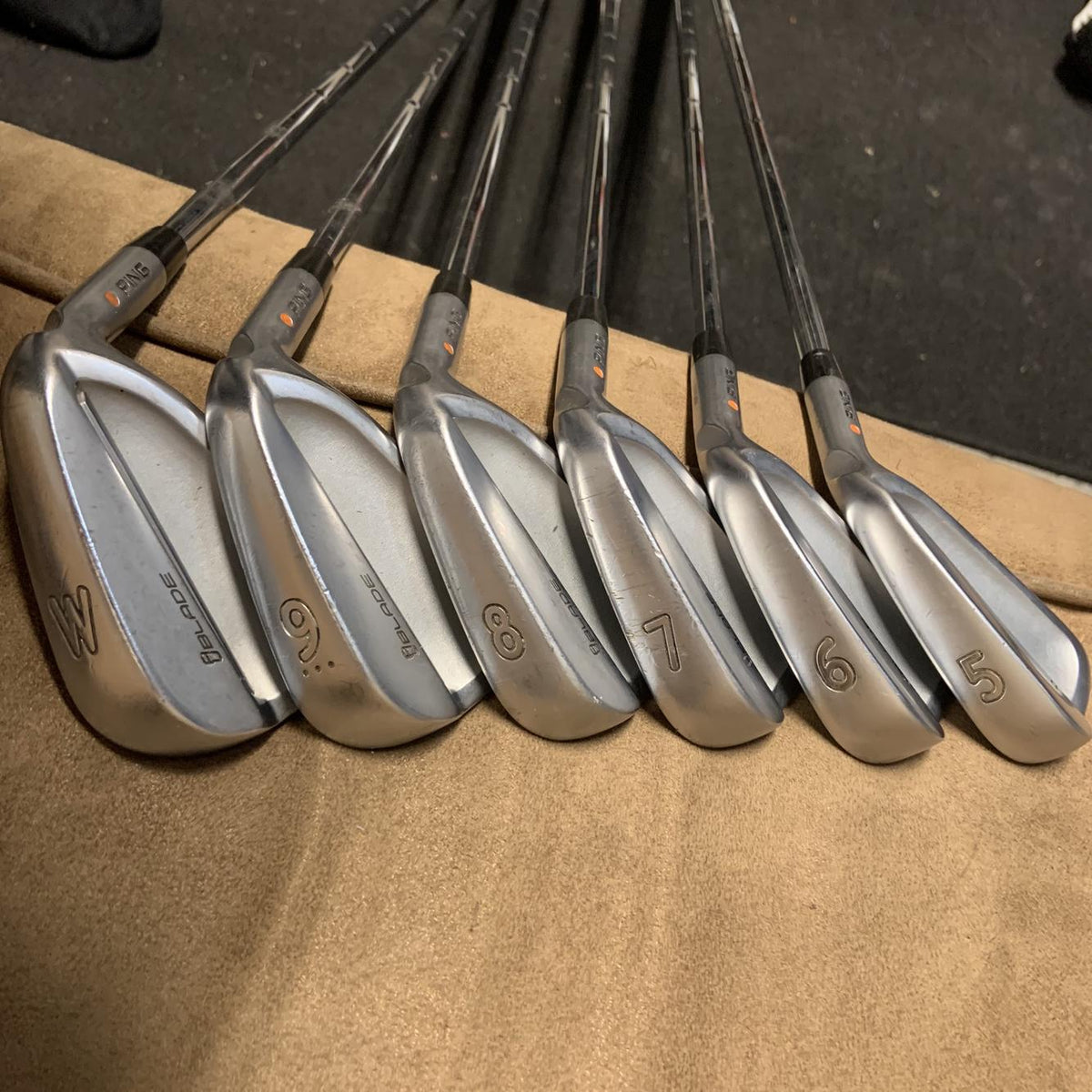 Men's Right Handed iBlade Stiff Flex Steel Shaft Iron Set