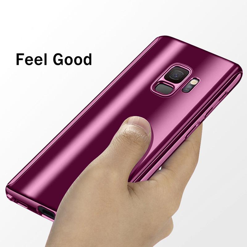 Phone Case - Luxury 360 Degree Plating Full Cover Shockproof Phone Case For Samsung Galaxy S9 S8 Plus S7 Edge