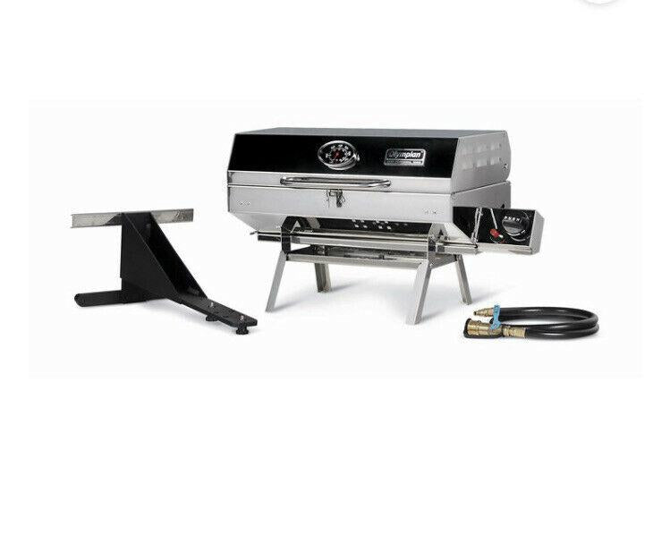 Camco 57305 Olympian 5500 Stainless Steel Portable Gas Grill RV and Outdoor Use