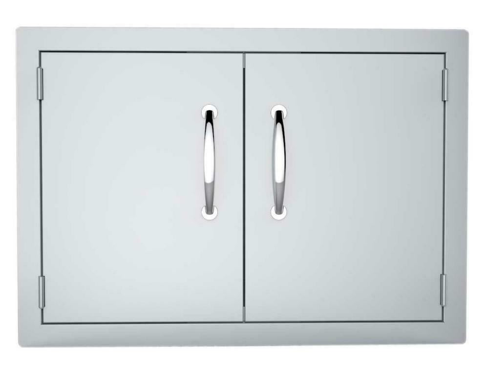 SUNSTONE DSH30 30-Inch Double Door Dry Storage Stainless Steel