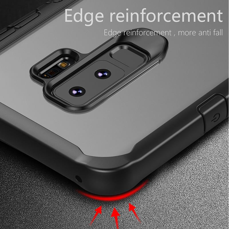 Phone Case - Luxury Double Protection Clear Acrylic & Soft TPU Shockproof Phone Case For Samsung Galaxy Note9/8 S9/S8 Plus