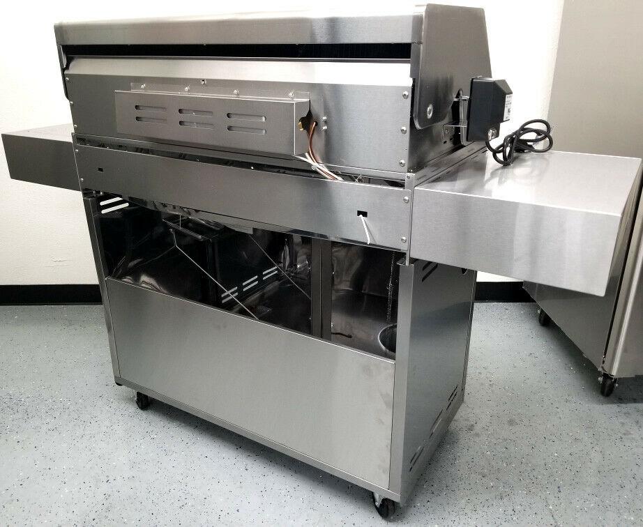 New 8 Burner 96,000 BTU Stainless Steel Outdoor BBQ Grill Propane NG Rotisserie