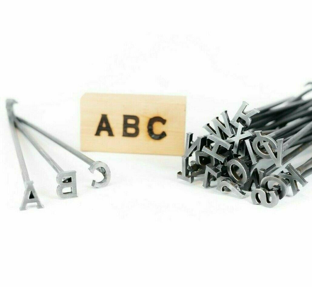 1" Tall A-Z Alphabet Branding Irons - 26 Letters - BBQ, Woodwork Crafts Monogram
