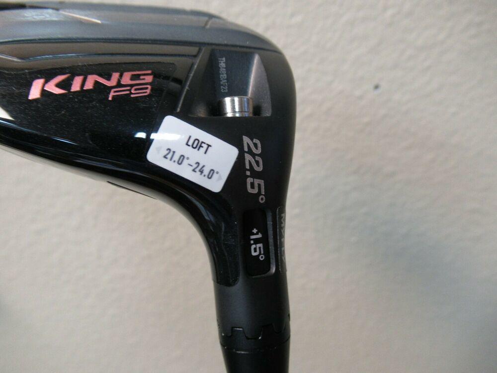NEW COBRA KING F9 LADIES FAIRWAY WOOD 5 - 6 ADJUSTS FROM 21* - 24* COVER TOOL