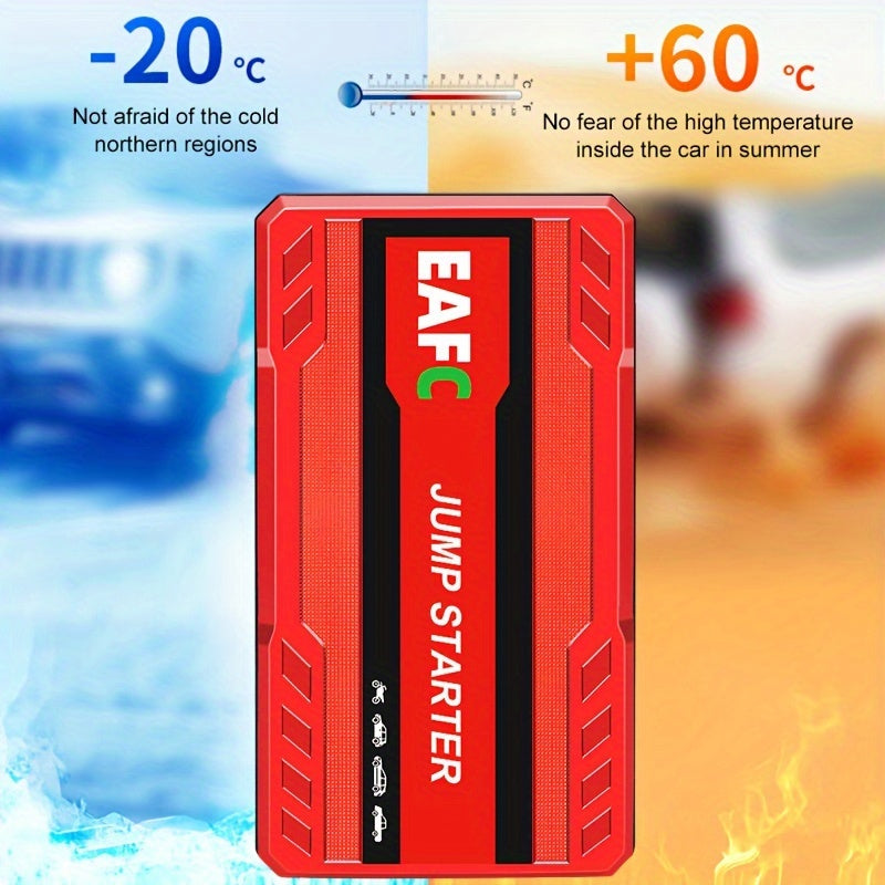 Portable Multi Function Emergency Booster Car Emergency Mobile Power Battery Charger 12V Car Jump Starter Gasoline Diesel Car Starter Upgrade