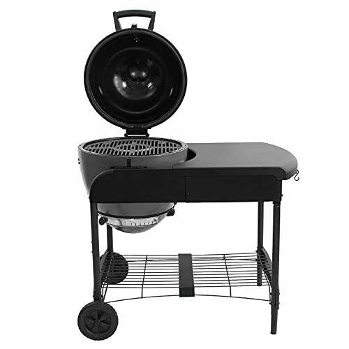 Char-Griller E6520 Akorn Kamado Cart Ash Charcoal Grill