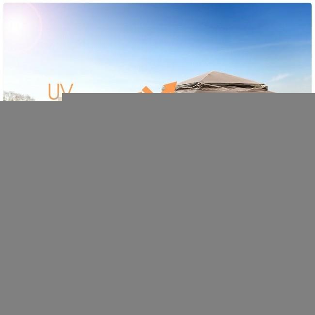 10 Feet x 10 Feet Awning Patio Screw-free Structure Canopy