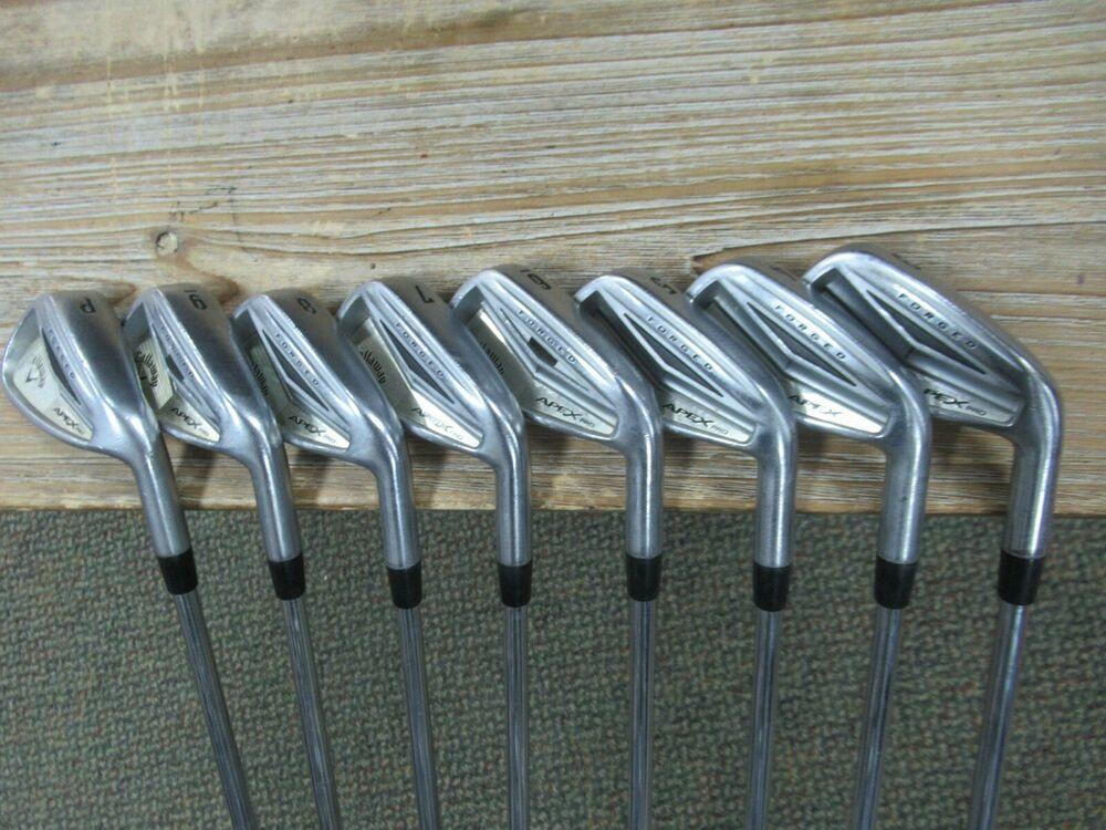 CALLAWAY APEX PRO FORGED N SET 3 - PW DG PRO X100 STEEL STIFF NEW GRIPS