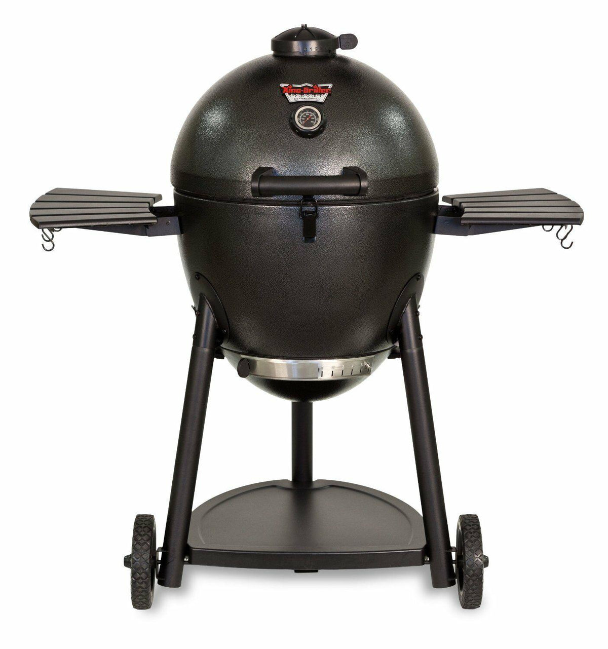 Charcoal Barbecue Grill and Smoker Outdoor Cooking Kamado BBQ Cart Insulated New