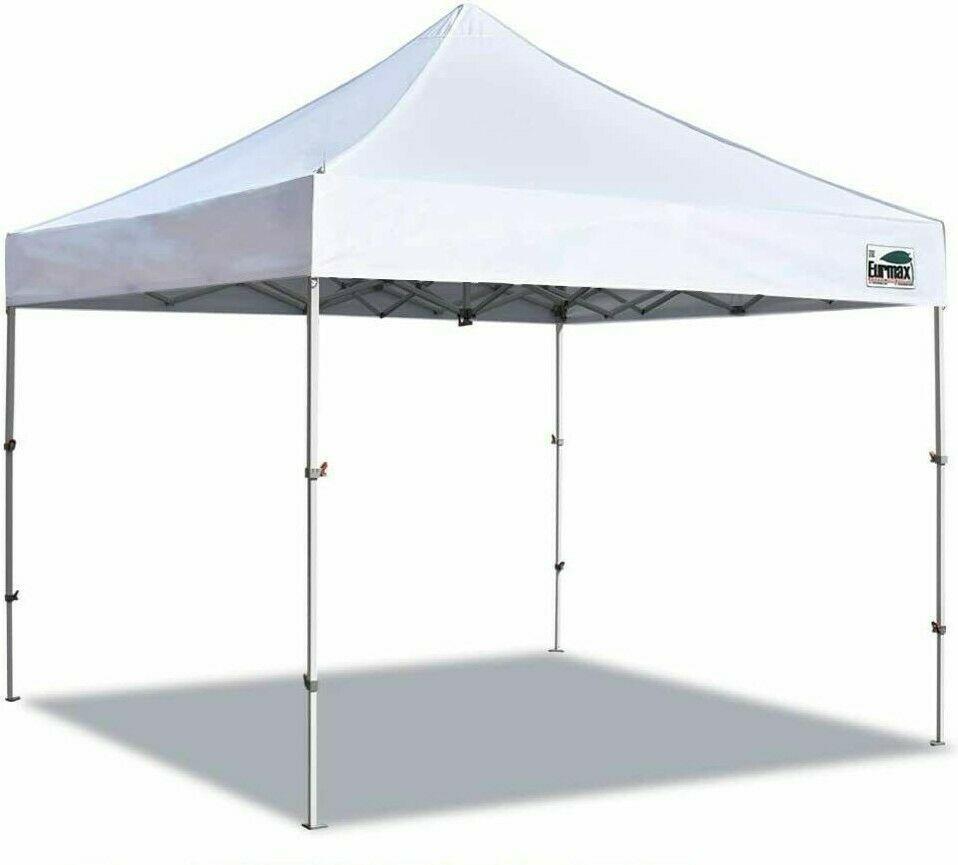 Eurmax 10x10 Super Compact 40" High Storage Size Canopy Tent, Full Truss Design