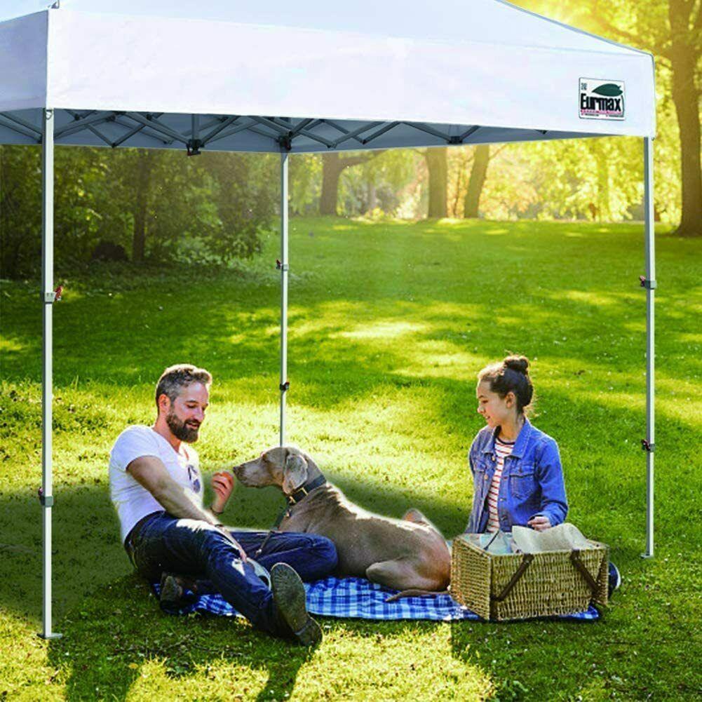 Eurmax 10x10 Super Compact 40" High Storage Size Canopy Tent, Full Truss Design