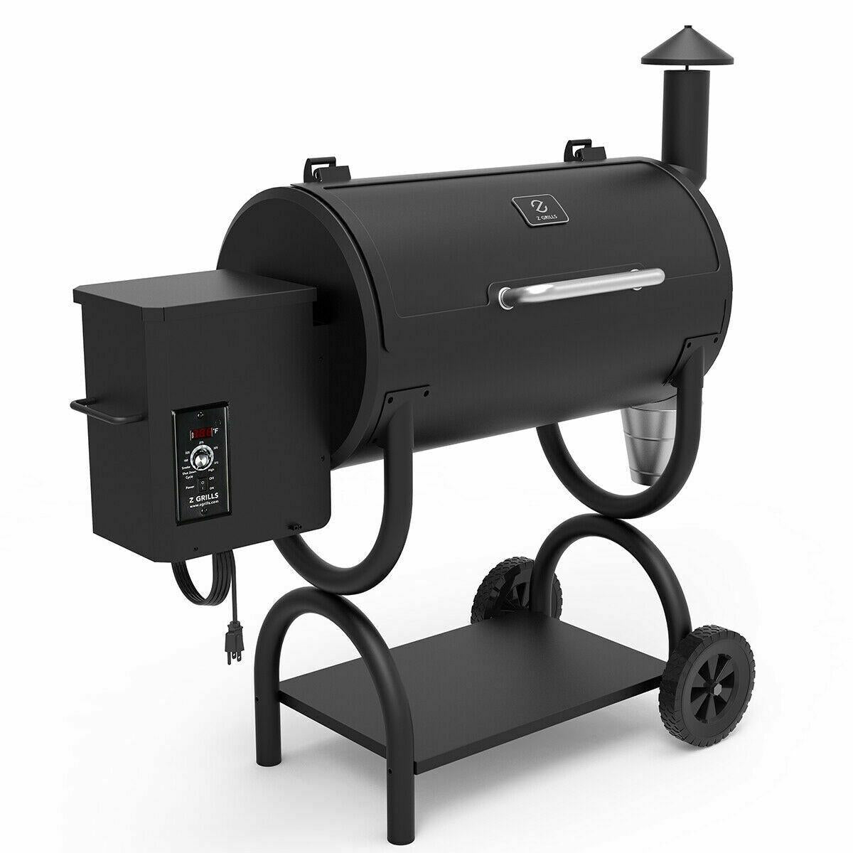 Z GRILLS ZPG-550B 2021 New Wood Pellet Grill 8 in 1 BBQ Smoker Digital Control