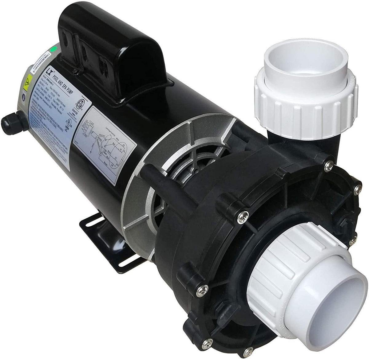 KL KEY LANDER Hot Tub Spa Pump, 3HP, Two Speed, 56Frame, LX Motor, (220-240V/60Hz); 2" Port; OEM#1019801-03 and 56WUA300-II