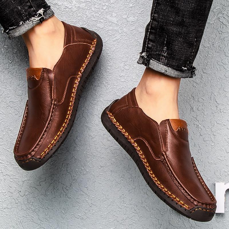 New Handmade Casual Genuine Leather Driving Shoes