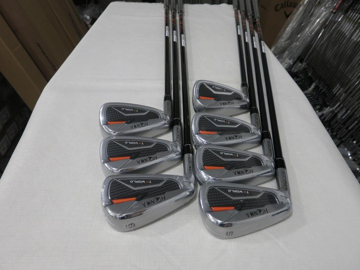 Honma Tour World 747P Iron Set - 5-11 - Vizard 85 Regular Graphite - NEW - LH