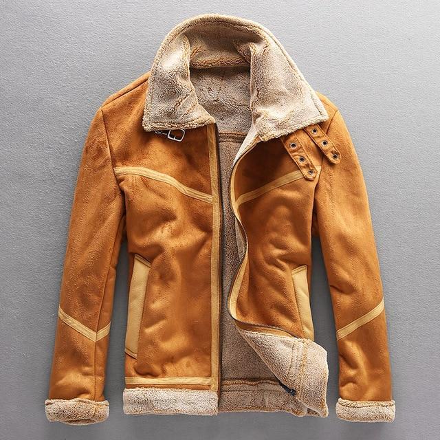 2021 Men Coat Winter Thicken Warm Men Fleece Jacket