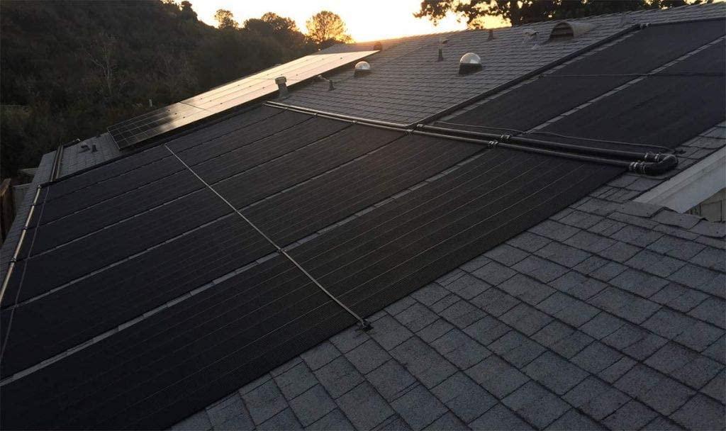 SolarPoolSupply Highest Performing Design - DIY Solar Pool Heater System Kit - 15-20 Year Life Expectancy - Made in USA [4-4x10 / 1.5" I.D. Header]