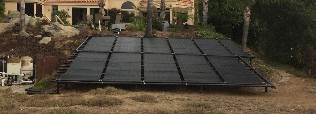 SolarPoolSupply Highest Performing Design - DIY Solar Pool Heater System Kit - 15-20 Year Life Expectancy - Made in USA [7-4x8 / 1.5" I.D. Header]