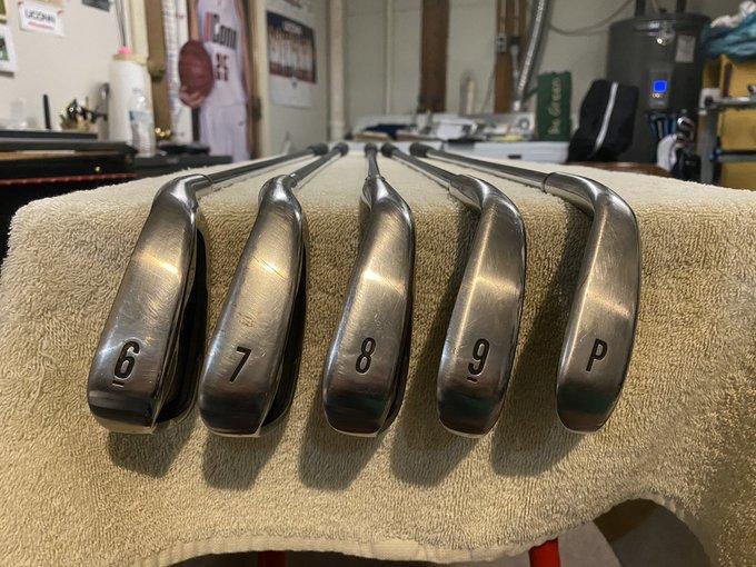 Used Men's XXIO Right Handed Xxio X Iron Set Stiff Flex Steel Shaft