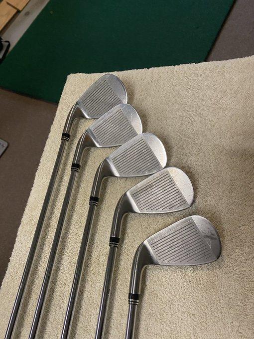 Used Men's XXIO Right Handed Xxio X Iron Set Stiff Flex Steel Shaft