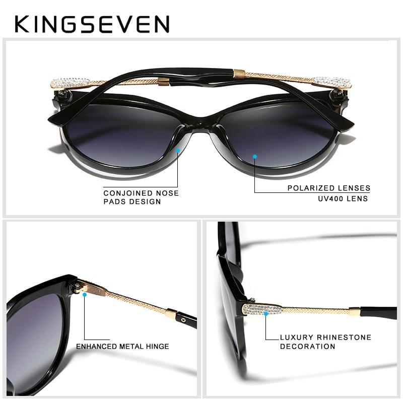 Gradient Lens Luxury Polarized Women's Sunglasses