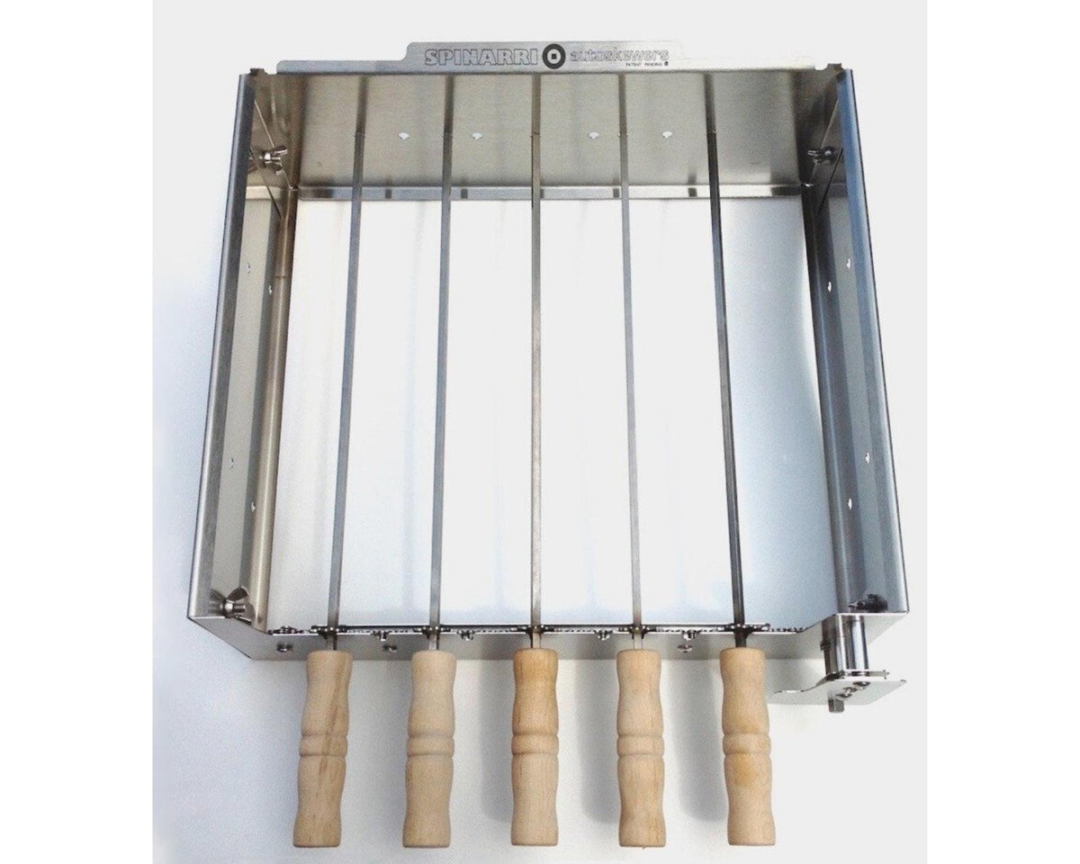 Spinarri 543 -Motorized kebob skewers for your existing gas / charcoal BBQ grill