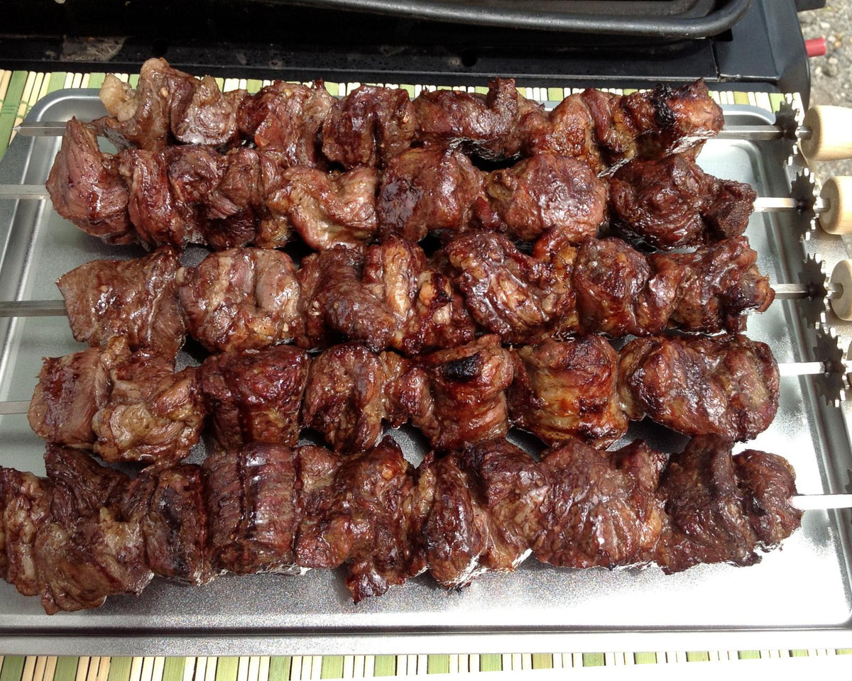 Spinarri 543 -Motorized kebob skewers for your existing gas / charcoal BBQ grill