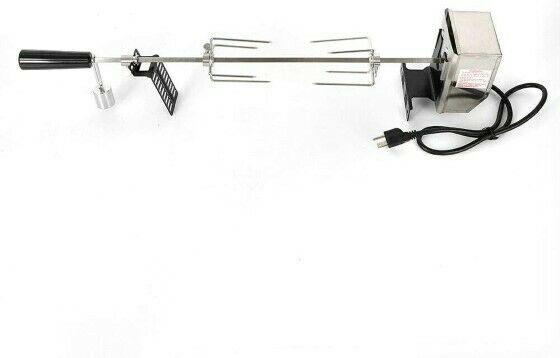 Rotisserie Roaster Spit Rod, Electric Motor 4W x10-15kfg & Parts Stainless Steel