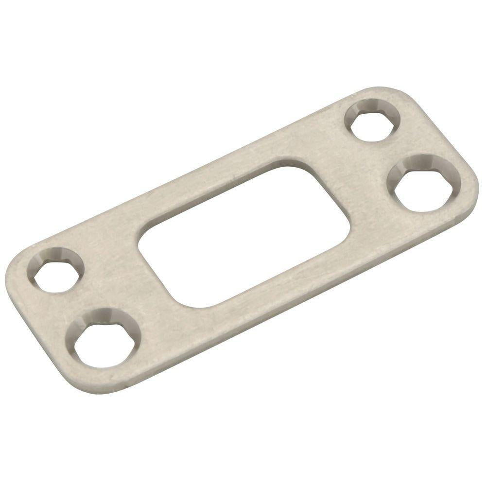 PrestiSatin Nickel Single Cylinder Round Deadbolt Featuring SmartKey Security
