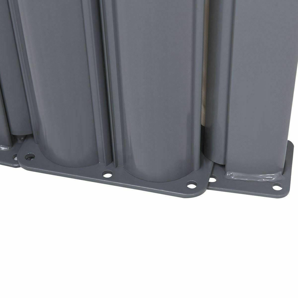 Modern 2 Sides Dark Grey Retractable Privacy Divider Patio/Office Screen