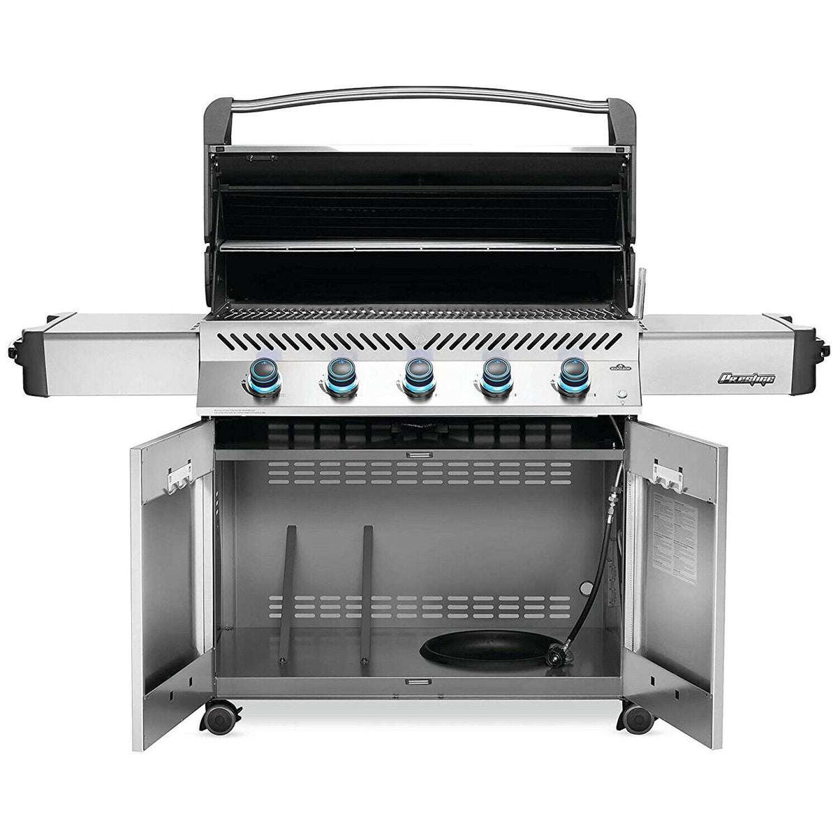 Napoleon P665NSS Prestige 665 Stainless Steel Natural Gas Grill w/ Side Shelves