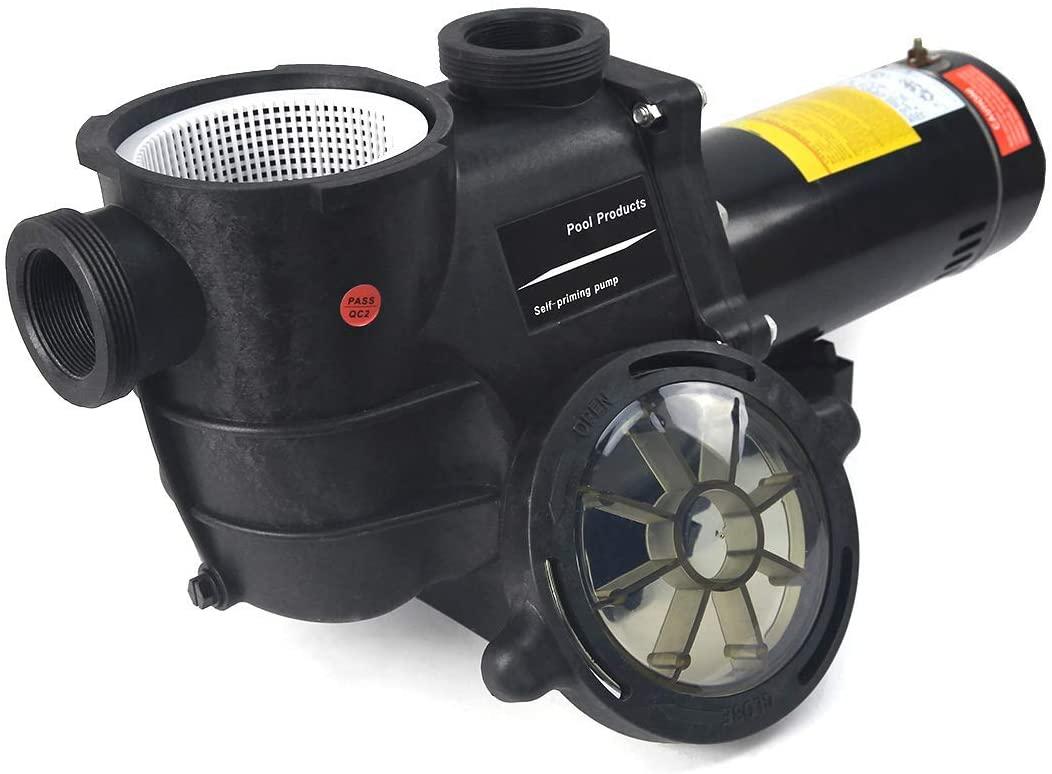 2HP In-Ground Swimming Pool Pump Variable Speed 2" Inlet 230V High Flo w/ Slip-On Fitting
