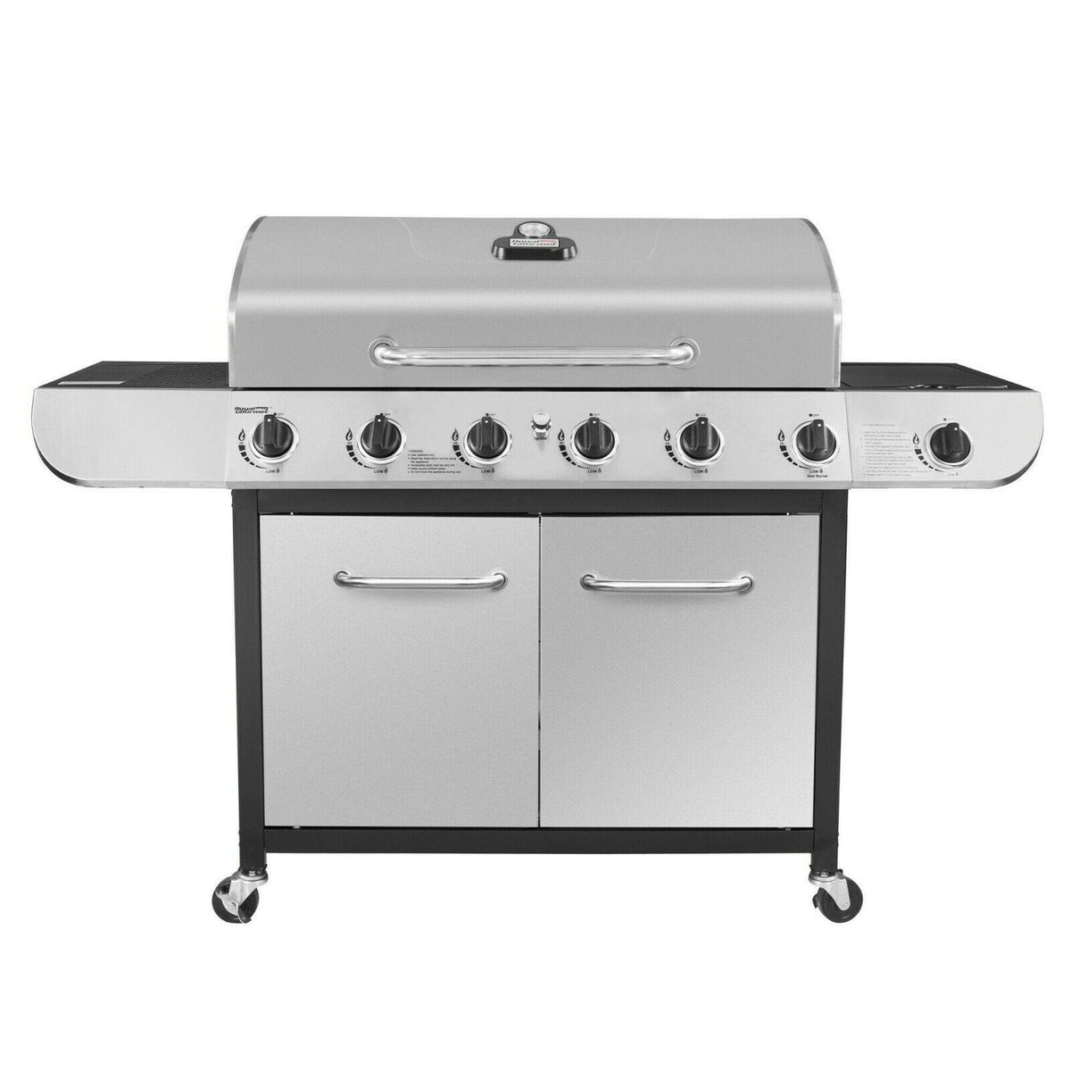 Royal Gourmet 6-Burner Stainless Steel Liquid Propane Gas Grill SG6002