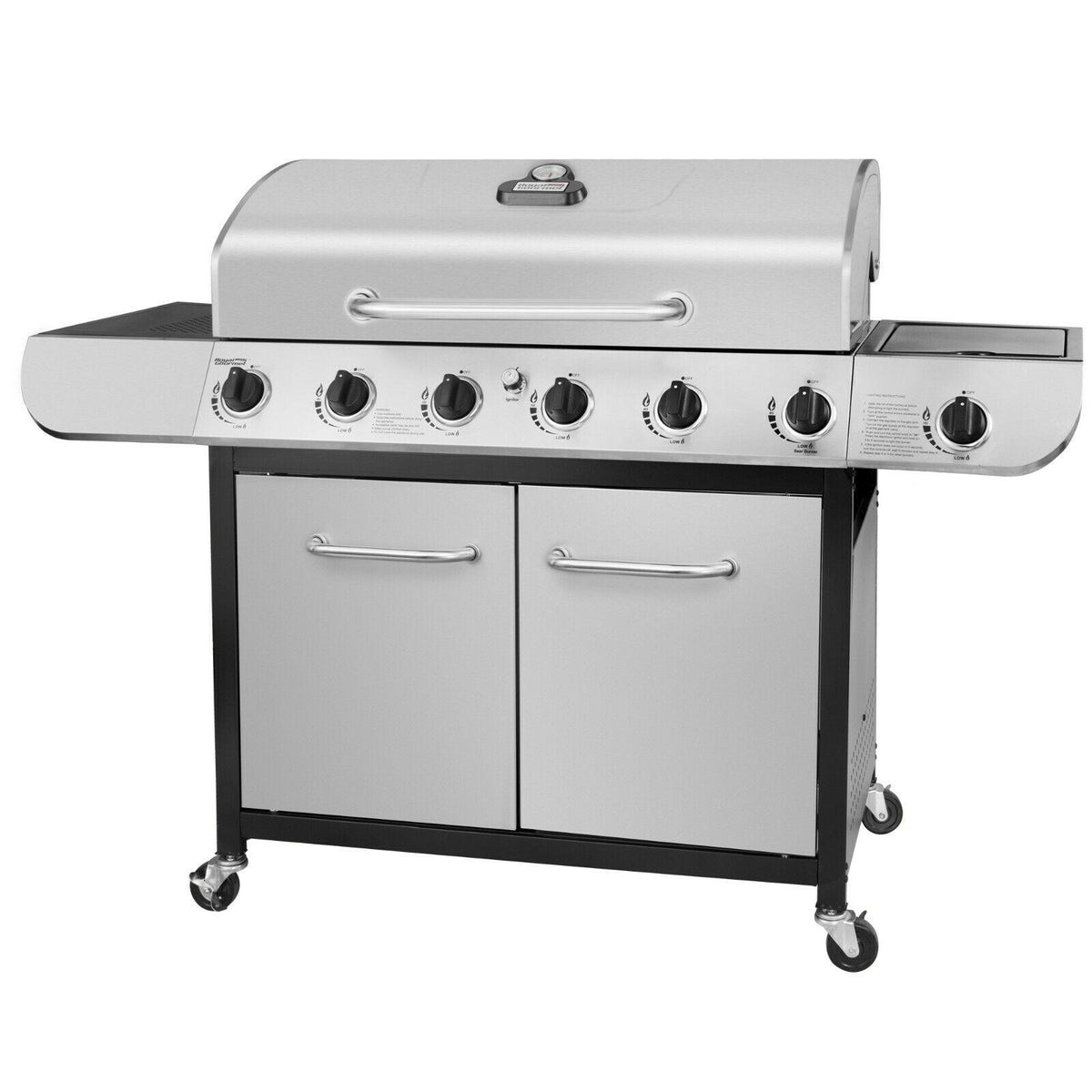 Royal Gourmet 6-Burner Stainless Steel Liquid Propane Gas Grill SG6002