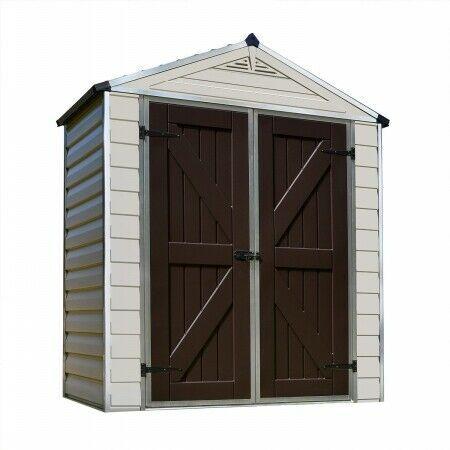 Palram - Canopia HG9603T SkyLight Storage Shed - 6 x 3 ft. - Tan