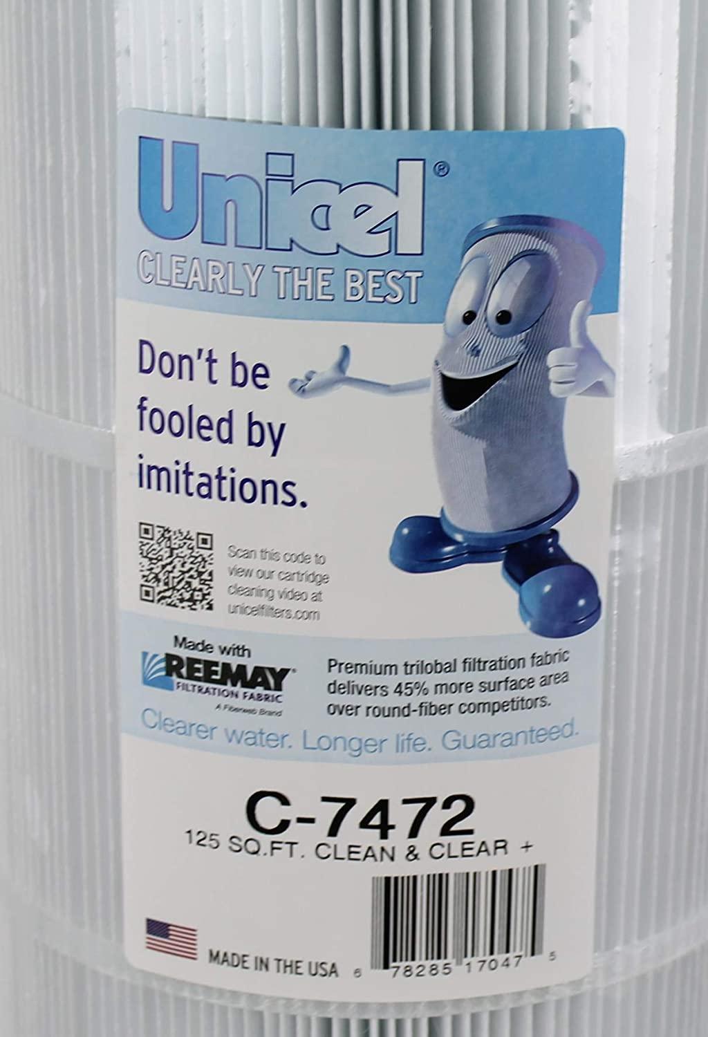 Unicel C-7472 Pac Fab/Waterway 125 Sq. Ft. Swimming Pool Replacement Filter Cartridge (4 Pack)