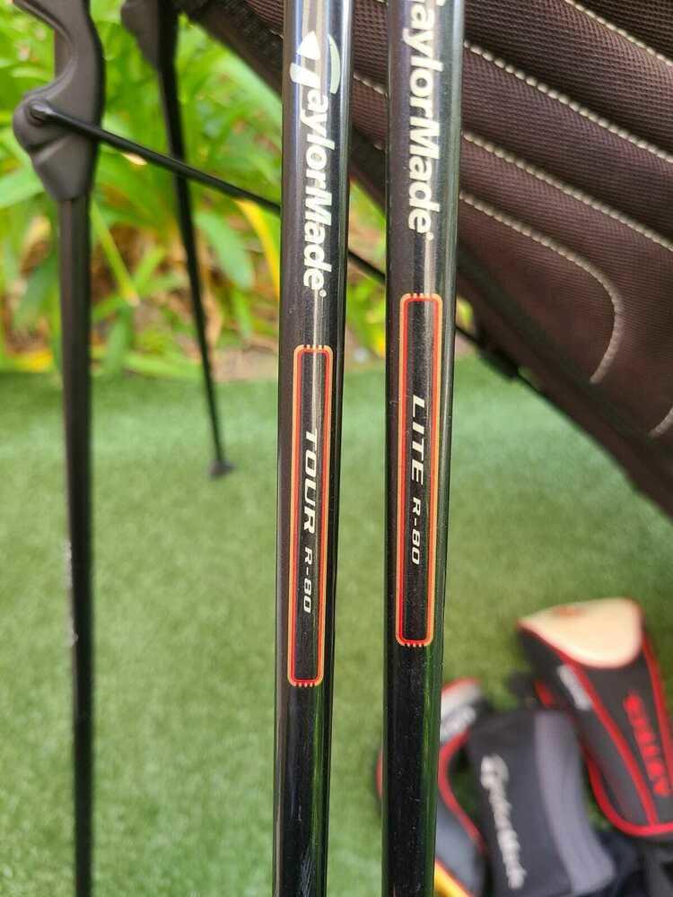TaylorMade Complete GolfSet +Bag,R360 Driver,300 Wood,SuperSteel Irons,Putter,RH